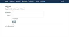 Desktop Screenshot of admin.backhandsmash.se